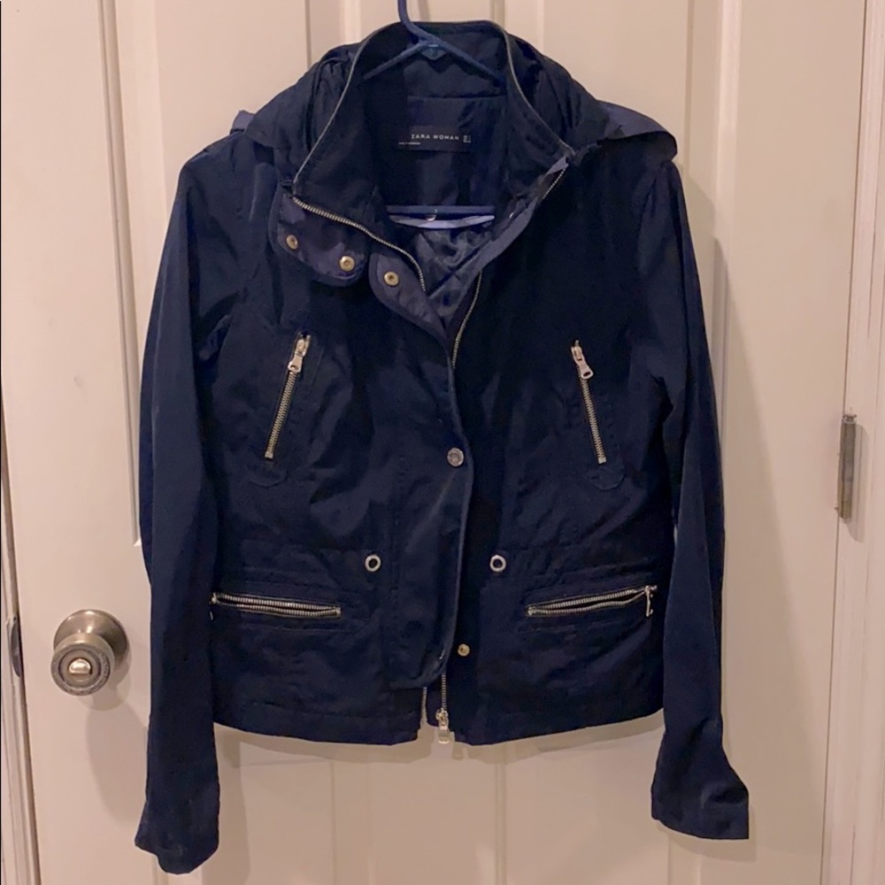 Navy blue Zara jacket